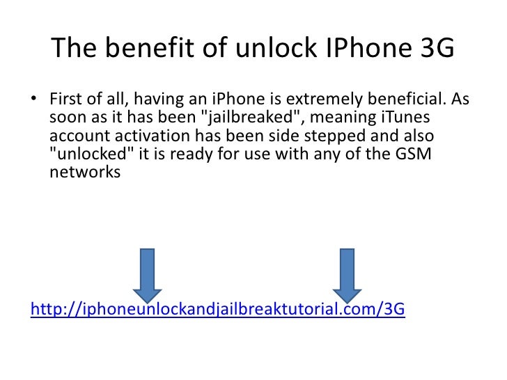 Jailbreak And Unlock Iphone 3g