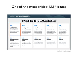 LLM Threats: Prompt Injections and Jailbreak Attacks | PDF