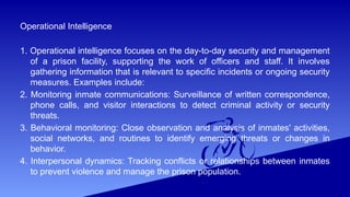 Operational Intelligence Example JAIL INTELLIGENCE.pptxdfafsafaaassssssaa | PPTX