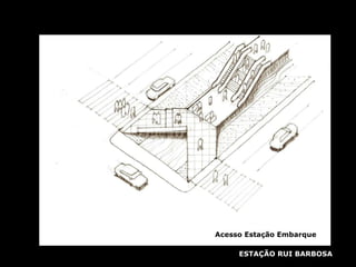 ESTAÇÃO RUI BARBOSA Acesso Estação Embarque 