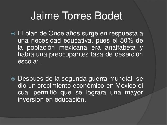 Jaime torres bodet