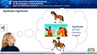 Significado x Significante
Significado
Sentido
Conceito
Imagem
 