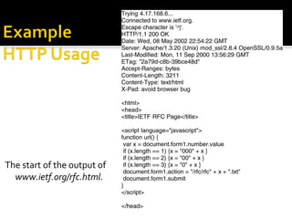 The start of the output of  www.ietf.org/rfc.html . 