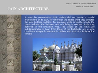 JAIN ARCHITECTURE AND BUDDHIST - Copy.ppt