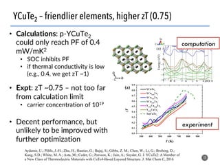 Density functional theory calculations and data mining for new thermoelectrics discovery