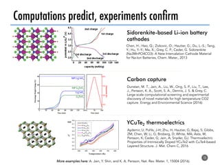 Combining density functional theory calculations, supercomputing, and ...