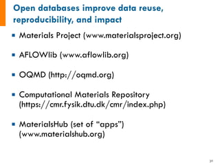 The Materials Project: An Electronic Structure Database for Community ...