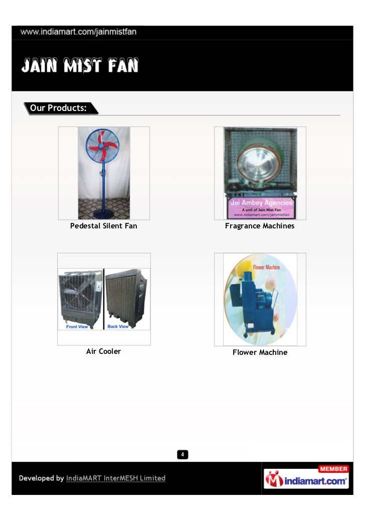 Jain Mist Fan, Delhi, Mist Fan