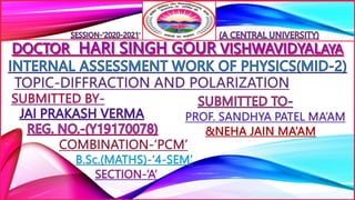 B.Sc.(MATHS)-‘4-SEM’
&NEHA JAIN MA’AM
 