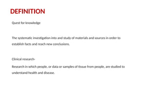 over view of research study designs - research types and designs | PPTX