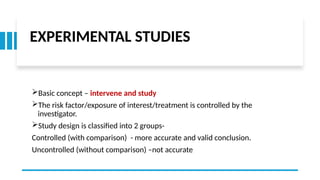 over view of research study designs - research types and designs | PPTX