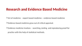 over view of research study designs - research types and designs | PPTX
