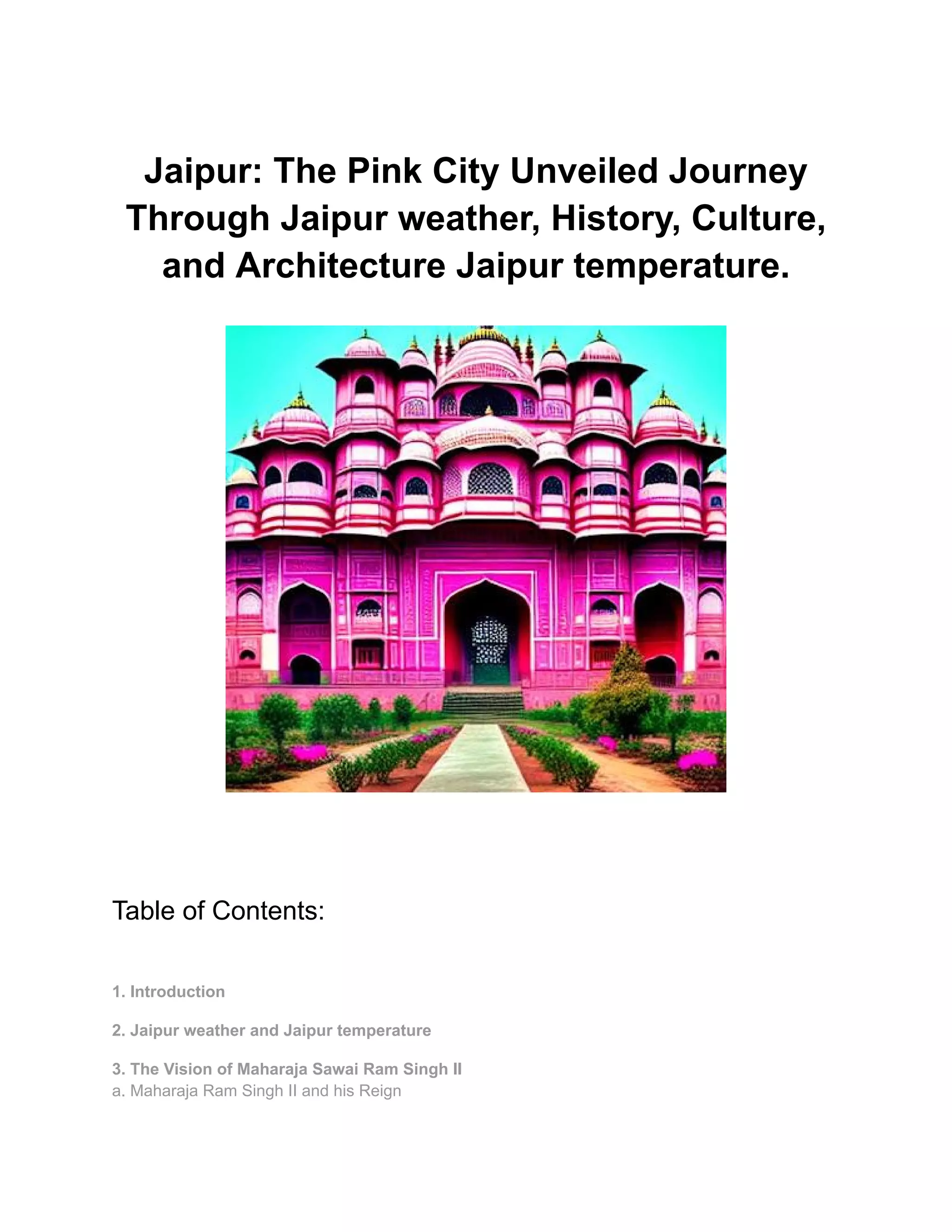 Jaipur Weather and Jaipur Temperature.pdf