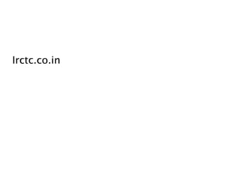 Irctc.co.in
 
