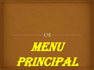 MENU principal 
