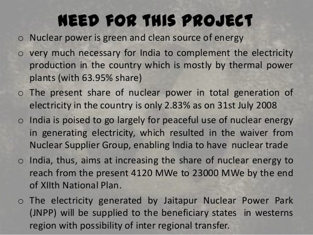 Jaitapur Nuclear Power Plant In Which State Jaitapur nuclear power plant ppt
