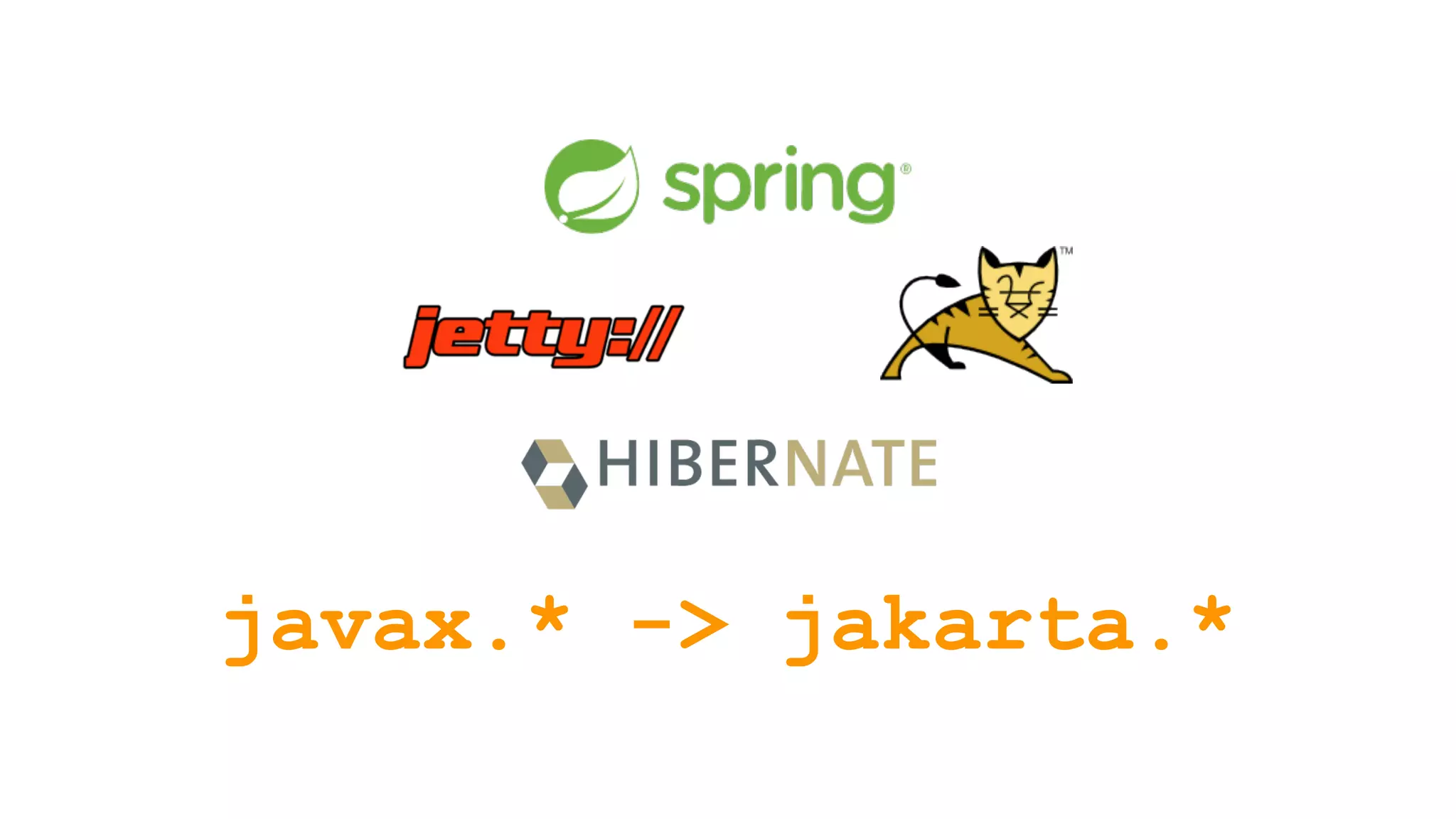 javax.* -> jakarta.*
 