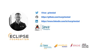 @ivar_grimstad
https://github.com/ivargrimstad
https://www.linkedin.com/in/ivargrimstad
 