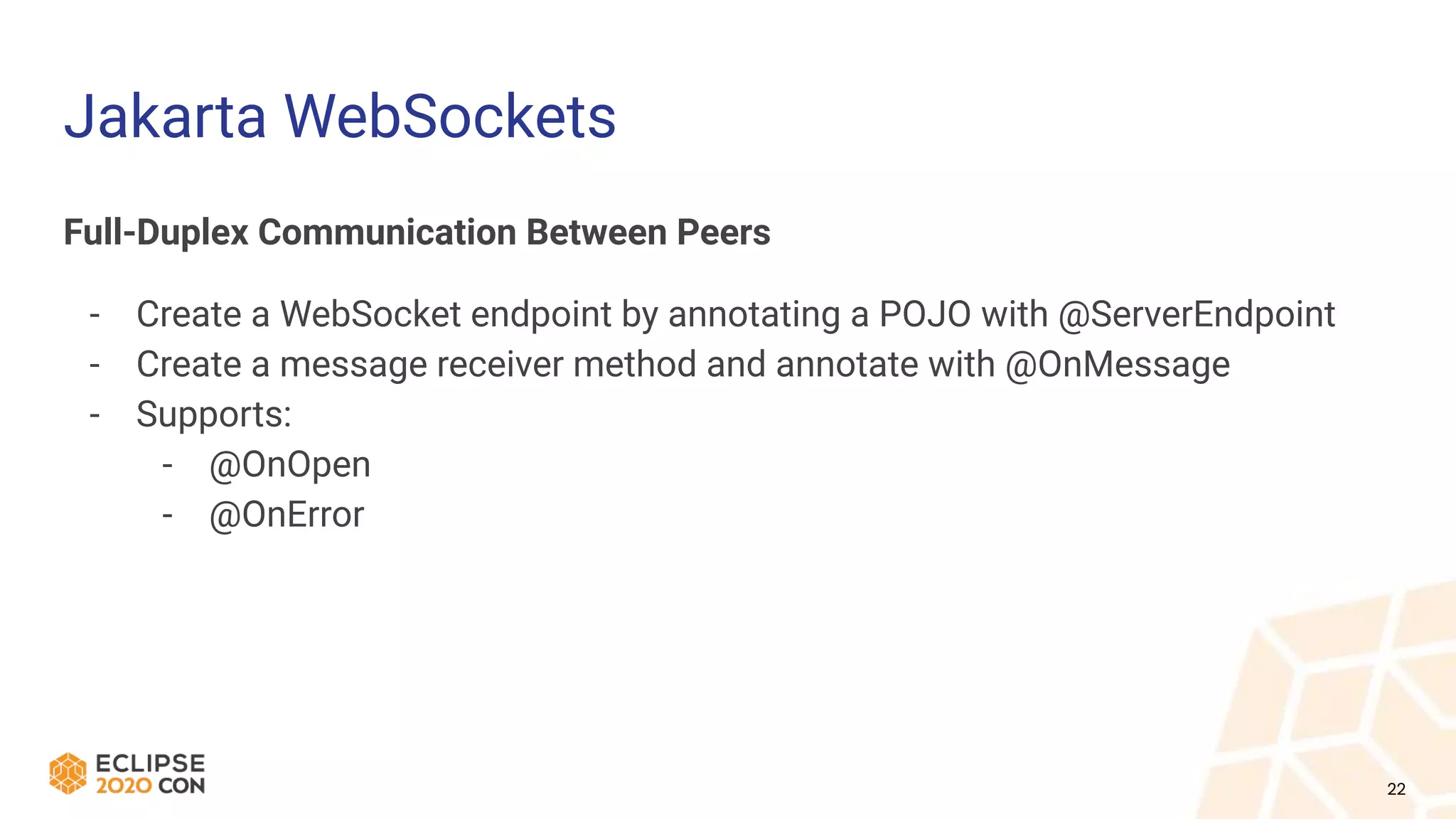Jakarta EE and MicroProfile - EclipseCon 2020 | PPT