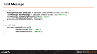 @dblevins @tomitribe
Text Message
 