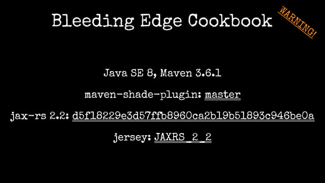 Jakarta RESTful Web Services Status Quo and Roadmap JakartaOne