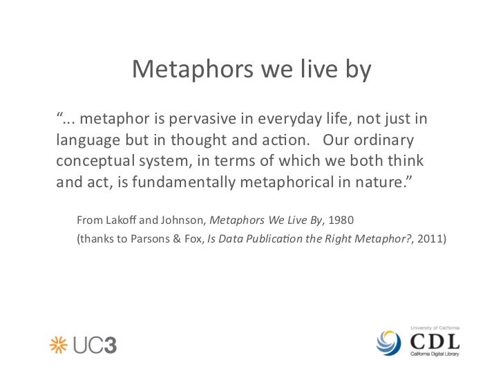 Metaphors Of Everyday Life Many Lives >> New Metaphors Data Papers And Data Citations Metaphors Of Everyday Life Many Lives >> New Metaphors Data Papers And Data Citations