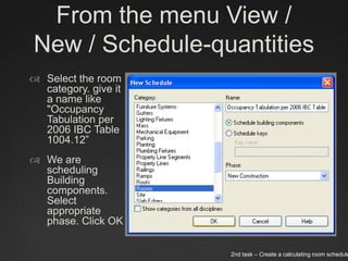 Code Analysis in Revit Architecture | PPTX