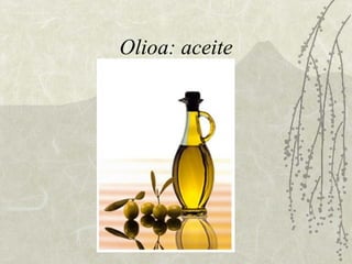 Olioa: aceite 