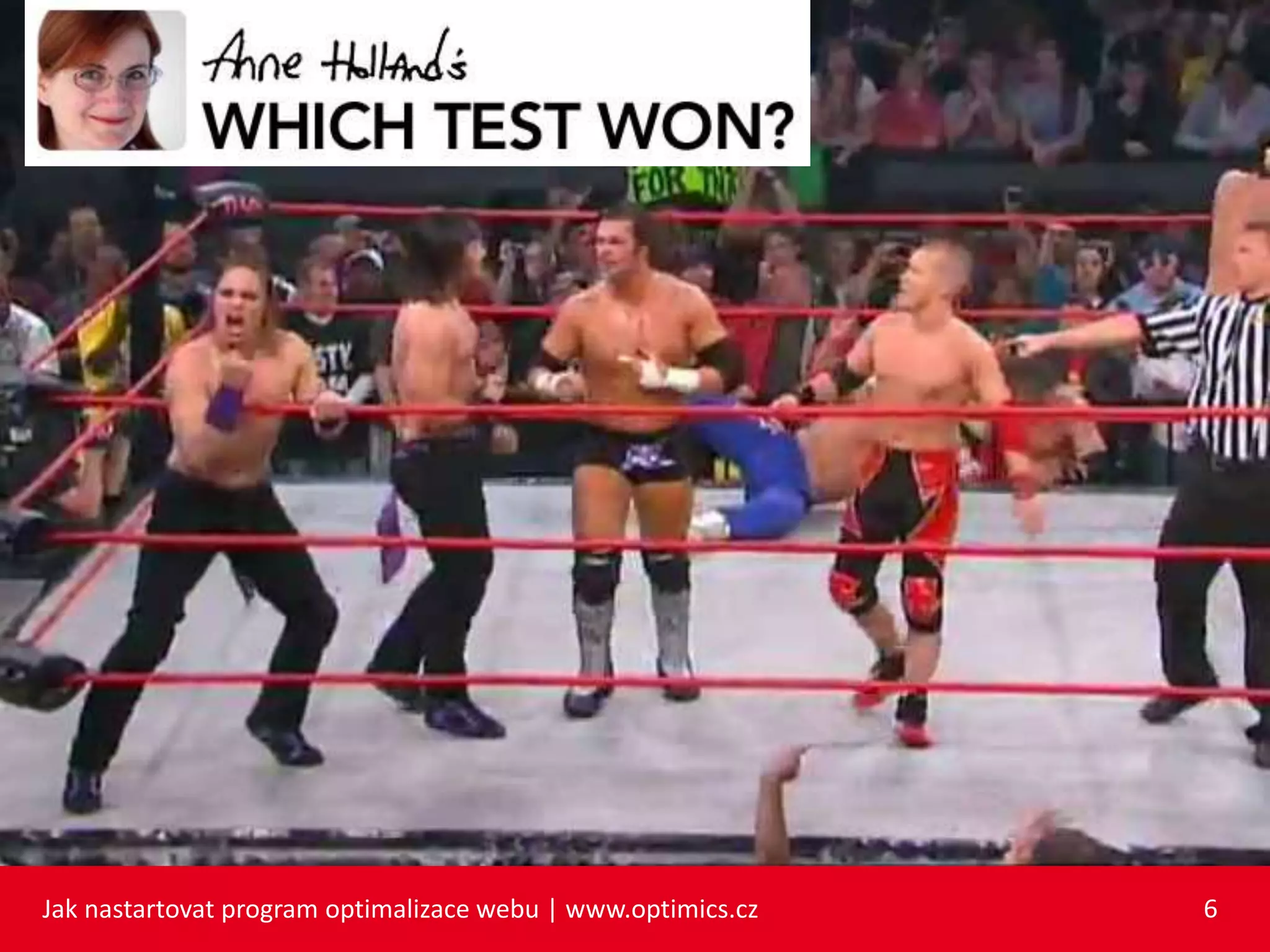 Jak nastartovat program optimalizace webu | www.optimics.cz 6
 