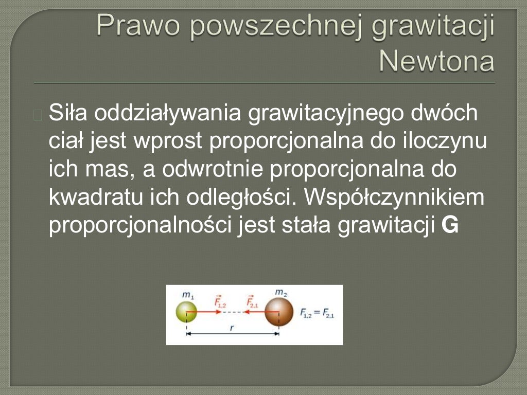 Skutki Siły Grawitacji Działającej Między Jak newton odkrył prawo powszechnej grawitacji