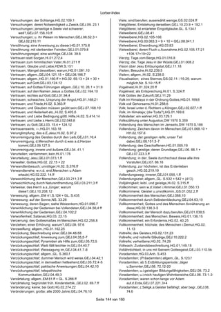 Stichwortverzeichnis (Jakob Lorber)