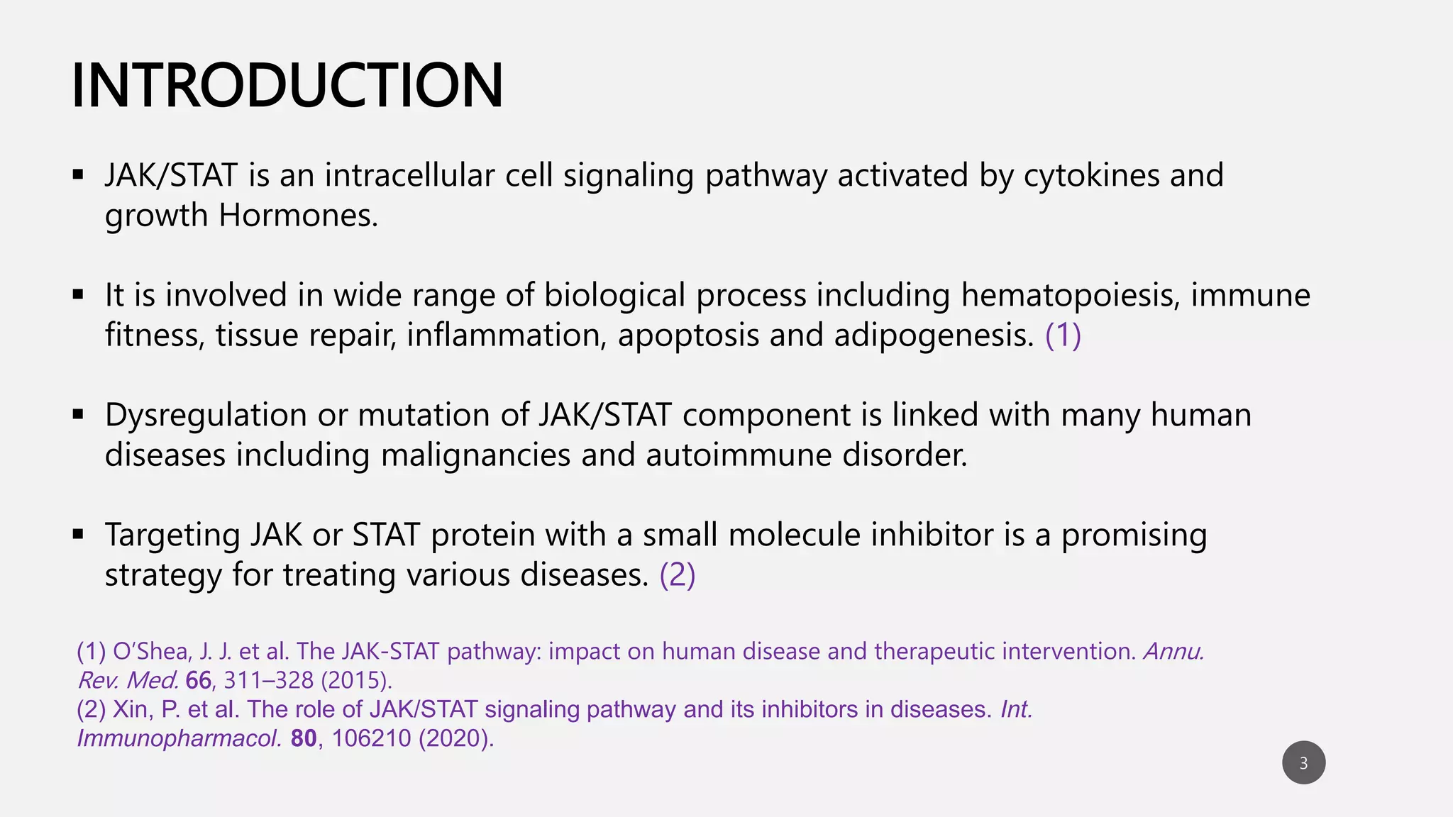 JAK STAT SIGNALING PATHWAY. | PPTX