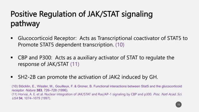 JAK STAT SIGNALING PATHWAY. | PPTX