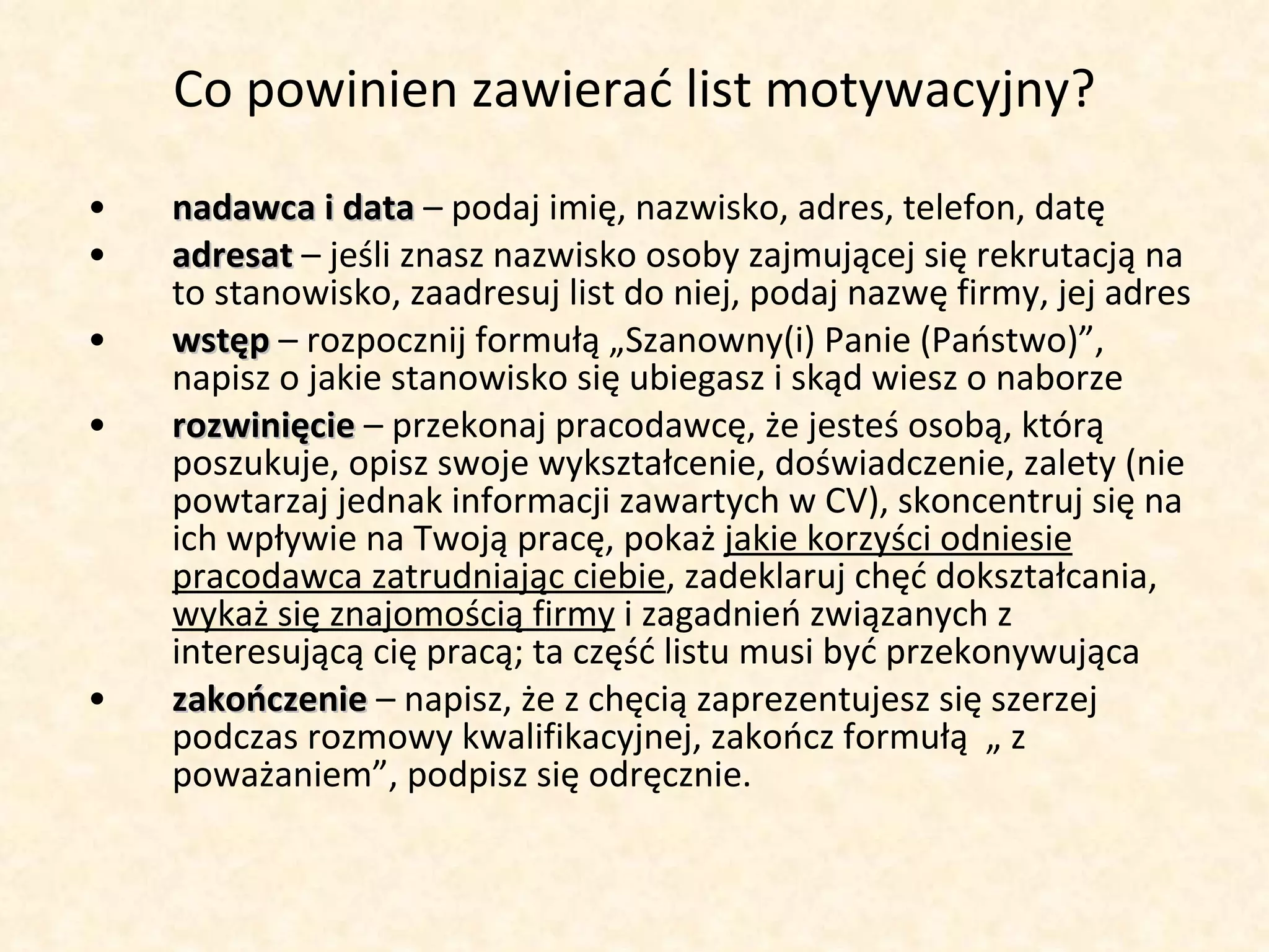 Sprawdzian Z Dzialu Chce Byc Pracownikiem Jak zostac pracownikiem | PPT