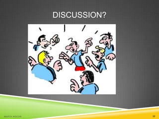 DISCUSSION?

MA R T A N O C O Ń

30

 