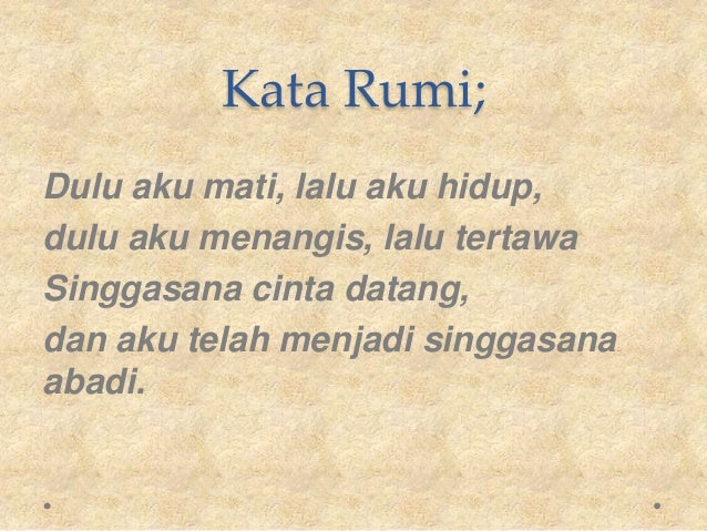  Kata Kata Cinta Jalaluddin Rumi Kata Kata Mutiara