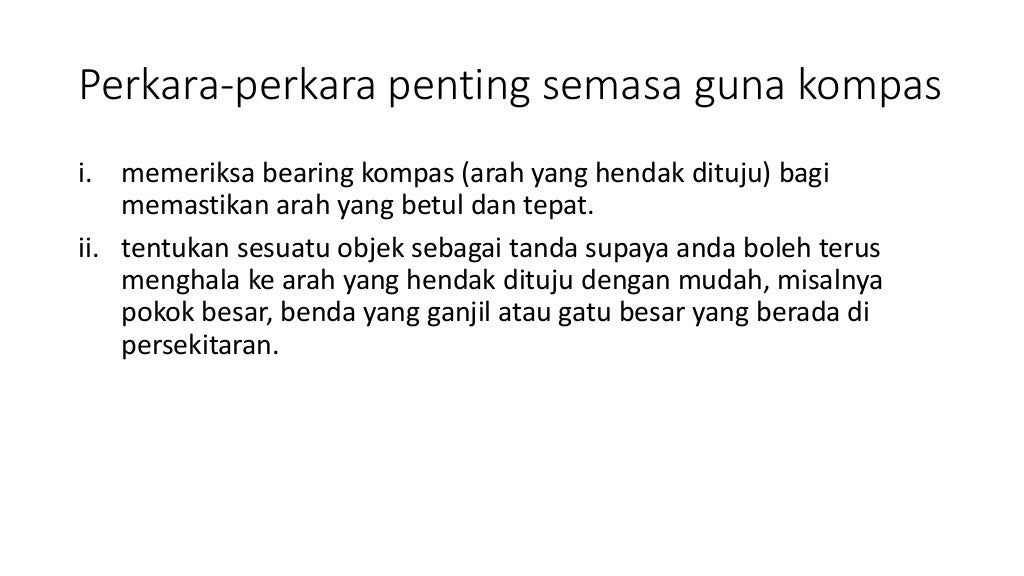 jalan lasak dan pandu arah