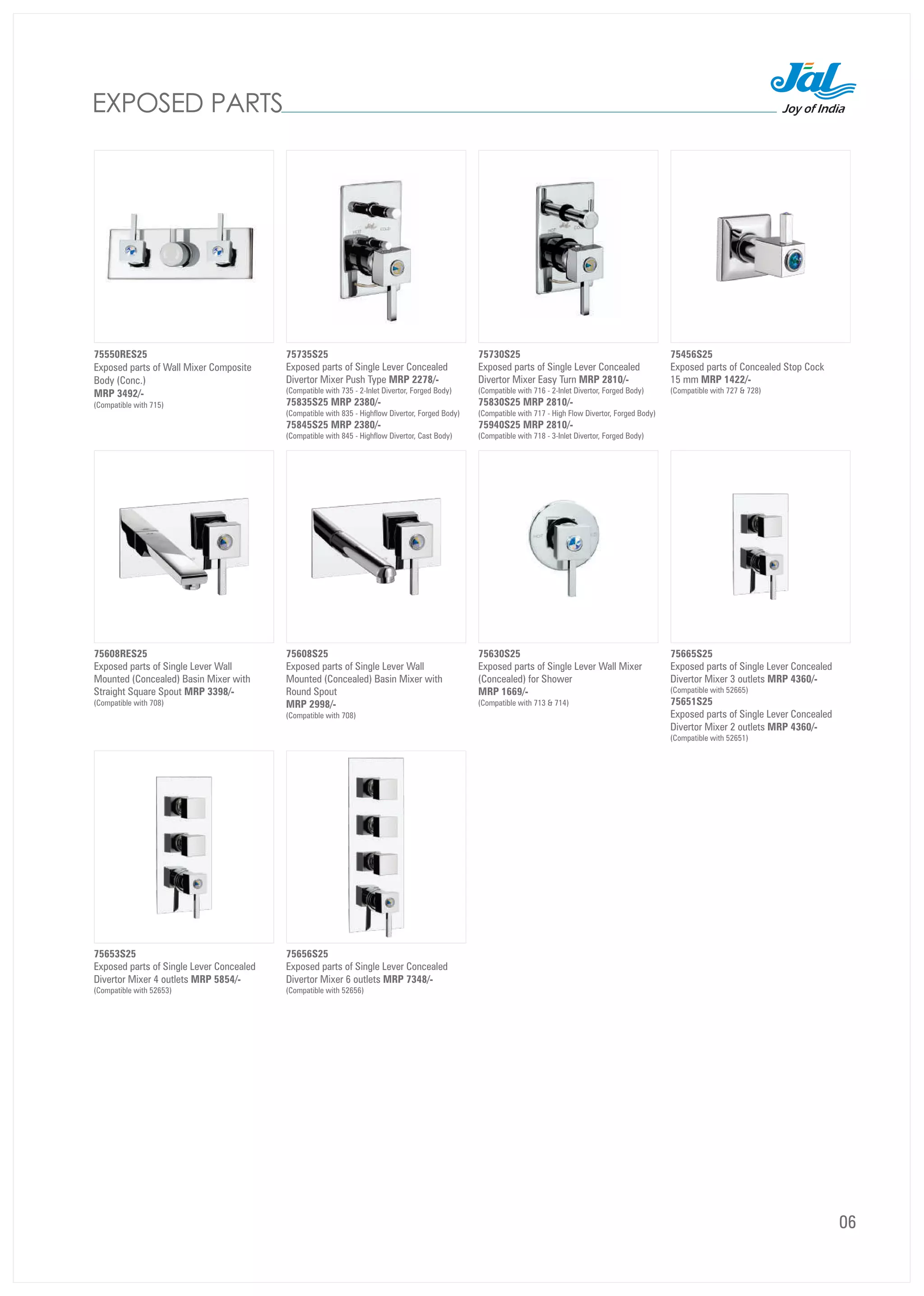 Jal Bath Fittings Catalogue PDF