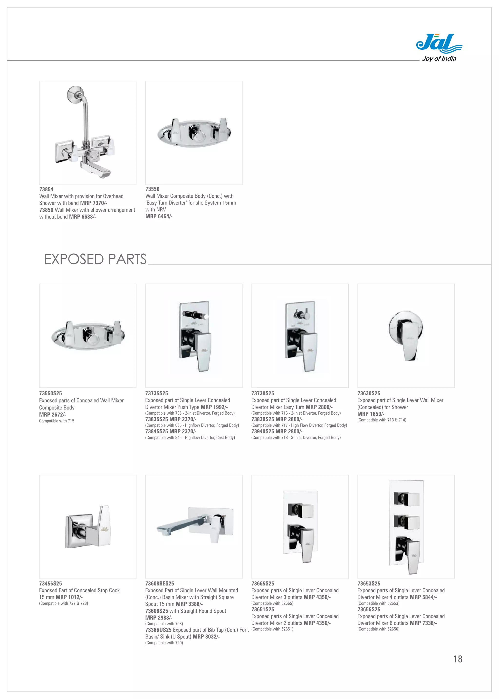 Jal Bath Fittings Catalogue PDF