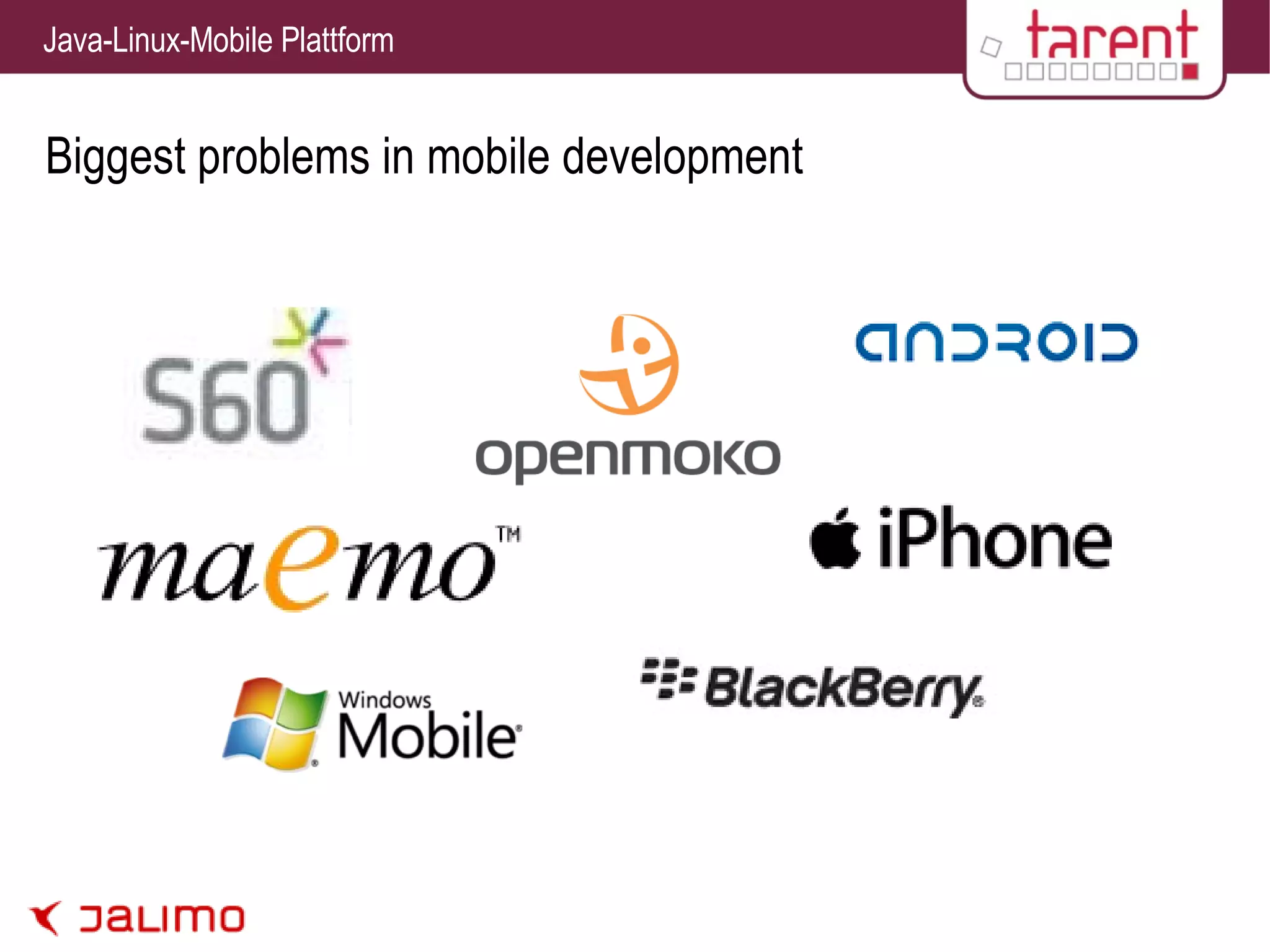 Biggest problems in mobile development 