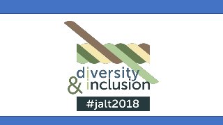 JALT2018 Closing Ceremony, Diversity and Inclusion