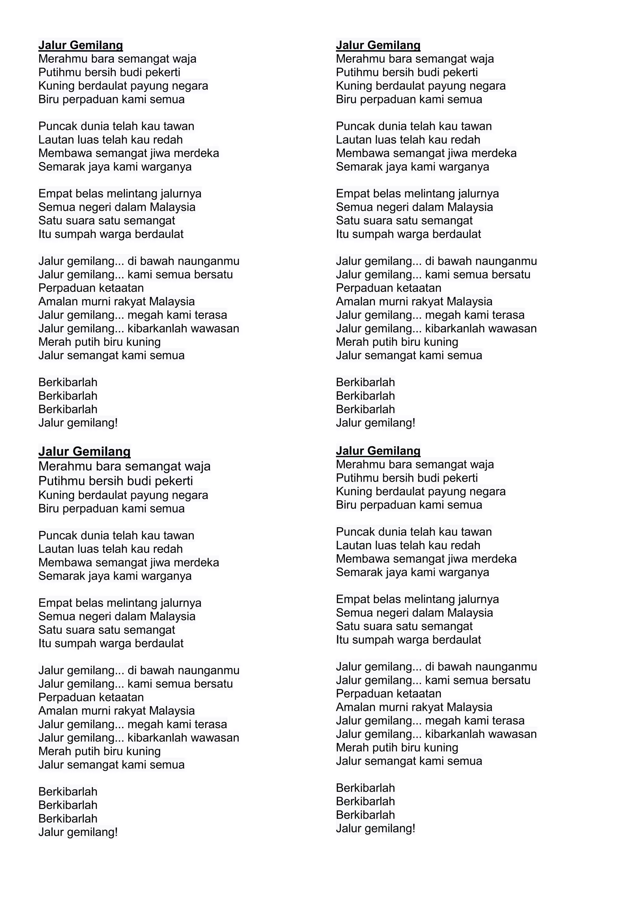 Jalur gemilang | PDF | Free Download