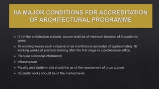 RIBA,IIA,AIA,PCAPT COMPARSION IN DETAIL | PPT