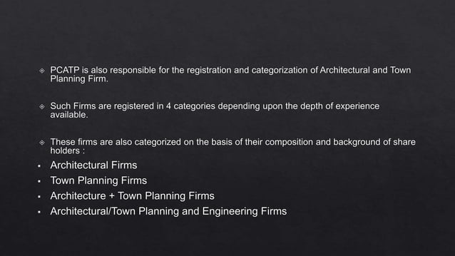 RIBA,IIA,AIA,PCAPT COMPARSION IN DETAIL | PPT