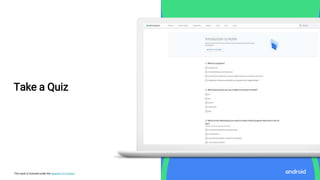 This work is licensed under the Apache 2.0 License
Take a Quiz
 
