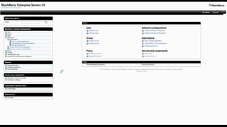 G E T A H E A D S T A R T 
 Test your app in the work perimeter. Make use of the 
BES10 trial 
 Verify your app against the considerations 
 Engage with/reach out to Enterprise to show your app 
and availability in the BlackBerry World 
 