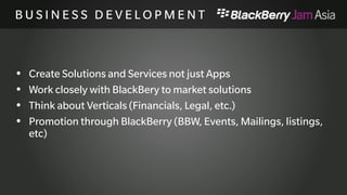B L A C K B E R R Y P A R T N E R 
APAC.BlackBerry-Partners.com 
 