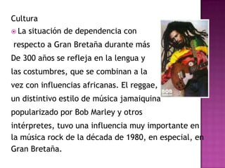 AgriculturaProductos agrícolas importantes son plátanos, cítricos, tabaco, cacao, café, coco, maíz, heno, pimienta, jengibre, mango, patata (papa) y arrurruz. La isla acapara casi la totalidad de la producción mundial de pimienta. En 2006 la cabaña ganadera estaba formada por 430.000 cabezas de ganado vacuno, 440.000 de caprino y 85.000 cabezas de ganado porcino.