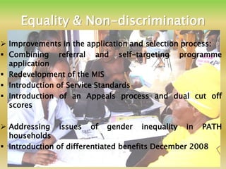 Jamaica – Programme of Advancement Through Health and Education (PATH ...