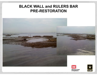 BLACK WALL and RULERS BAR
PRE-RESTORATION
 